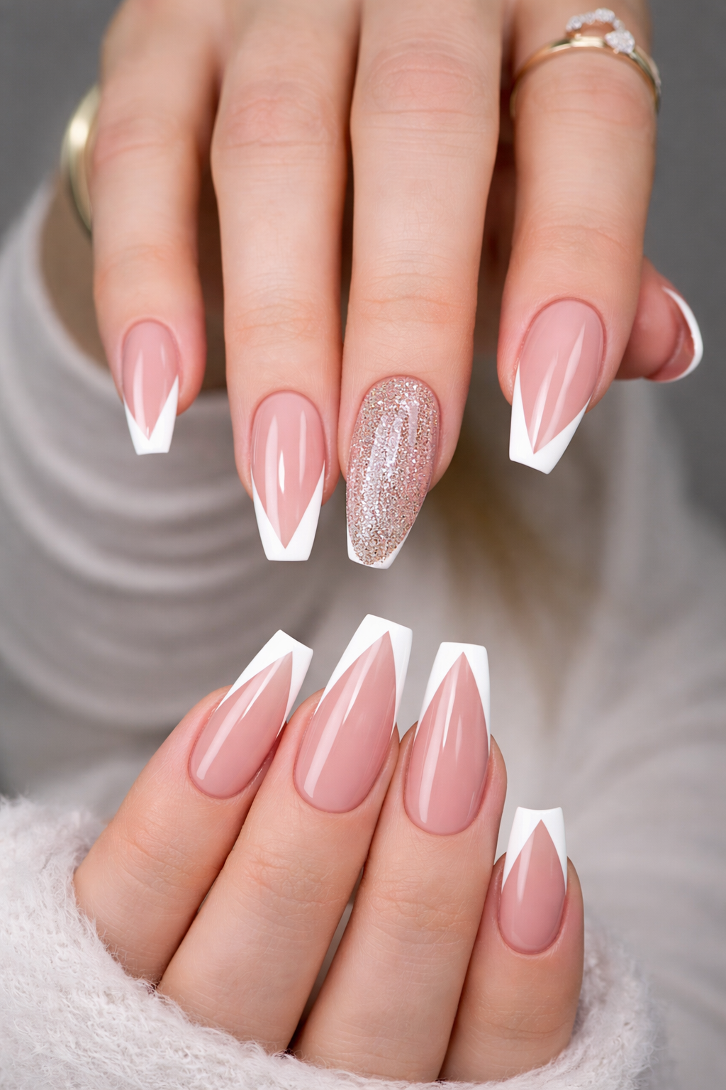 Alongamento de unhas com resultado natural