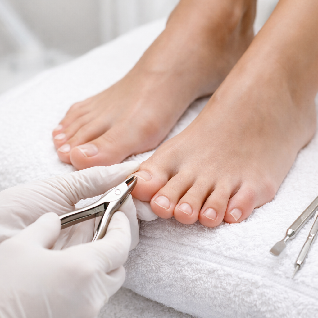 Podologia com cuidado especializado para os pés