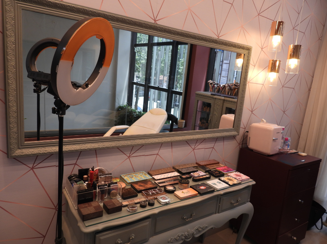 Atendimento premium em salão de beleza